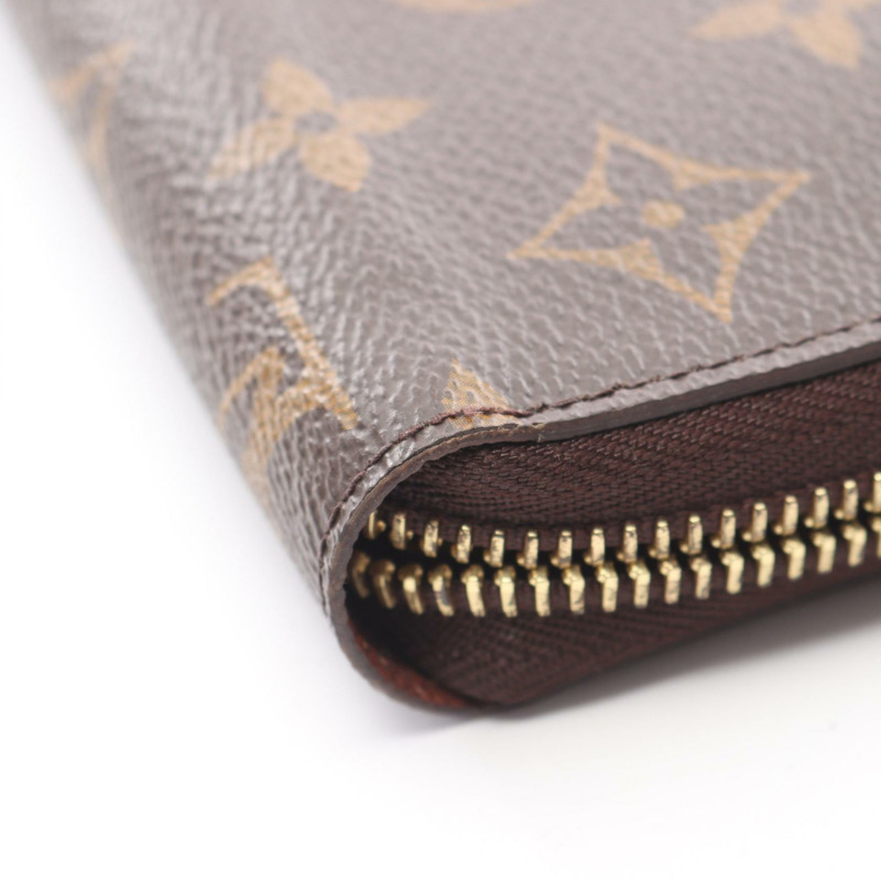 路易威登 Zippy around 長版皮夾 M42616 Monogram 帆布 棕色 二手 男女通用-5