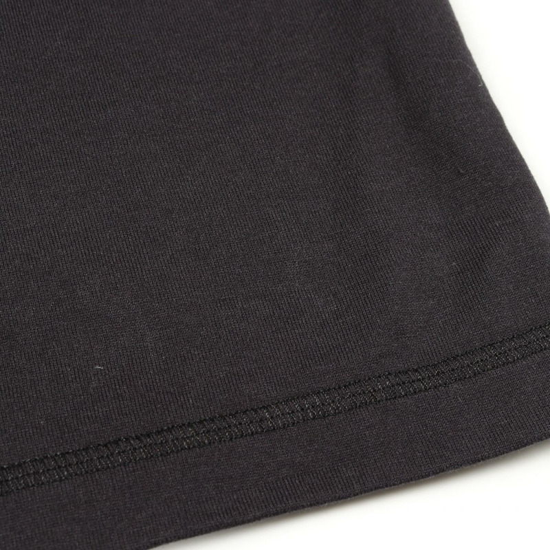 愛馬仕 Cartouche 長版 T 卹洋裝 4E4530DA 純棉黑二手女款 #34-5