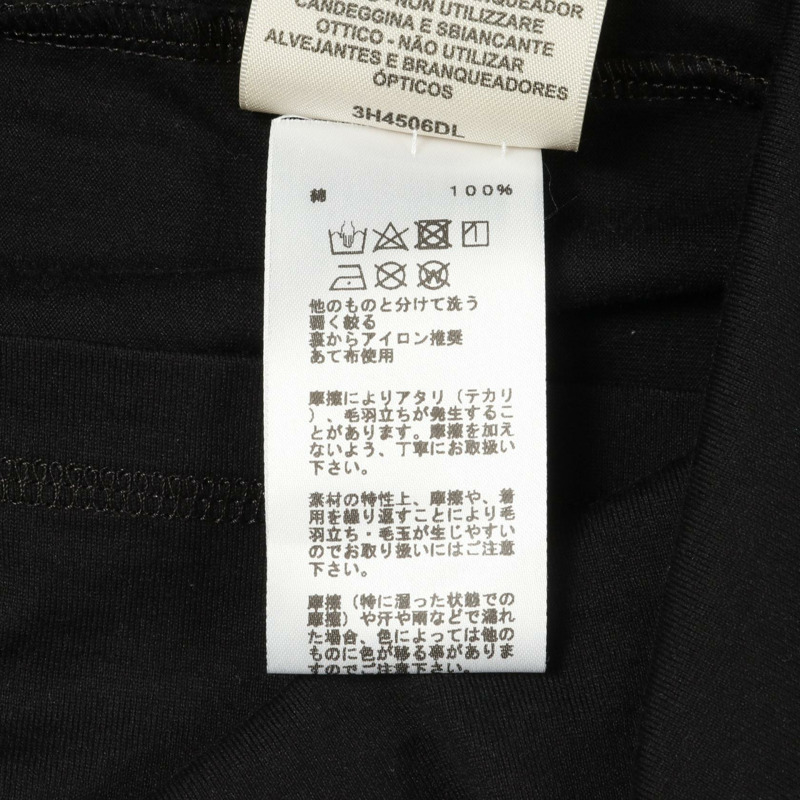 愛馬仕 (HERMES) 超短洋裝長T卹 3H4506DL 純棉黑色二手女款 #34-3