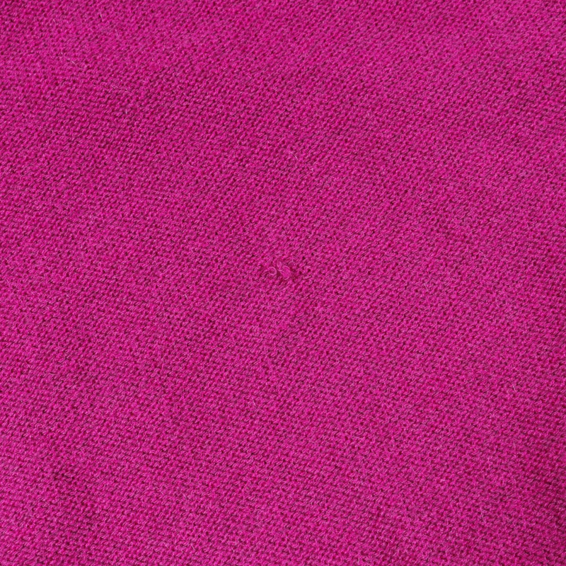 愛馬仕 (HERMES) 針織連身裙，短袖，棉羊絨混紡，紫色，二手，女款，34碼-4