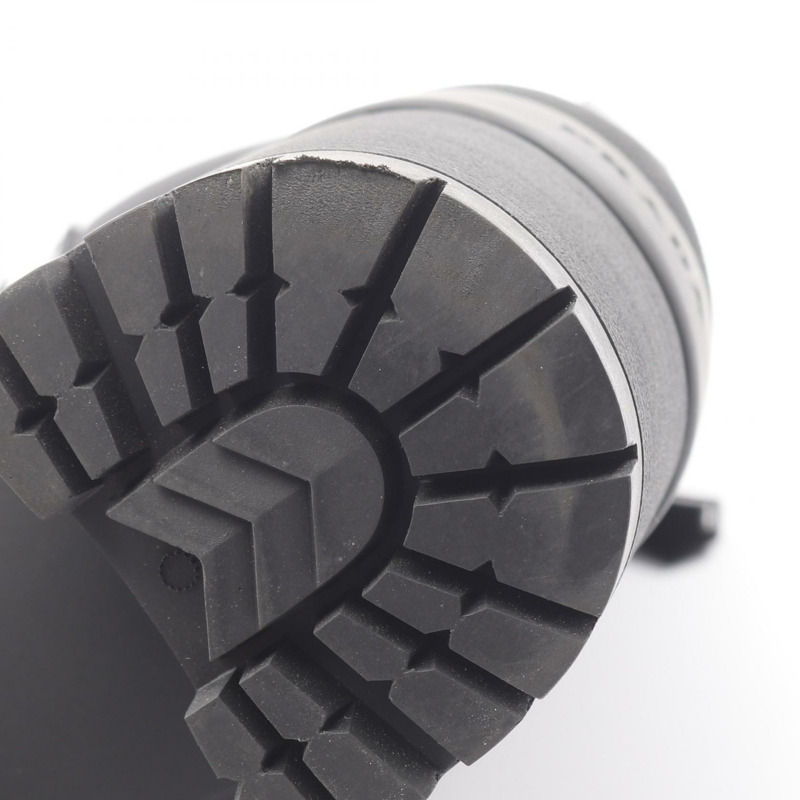 PRADA Re-Nylon 短靴高跟鞋 #38 尼龍皮革黑色二手女鞋-6