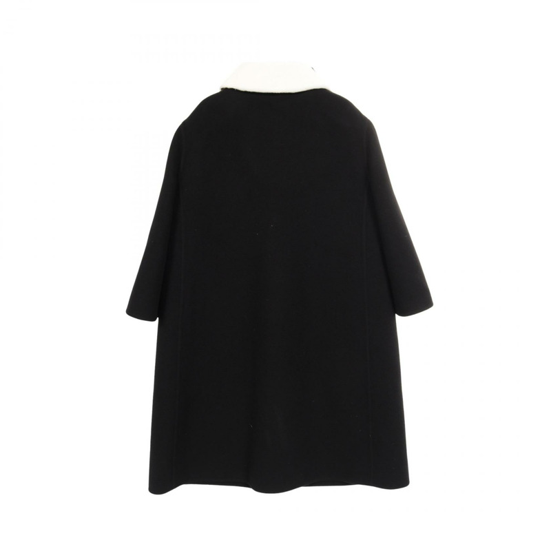 FENDI 其他款式羊絨貂皮大衣 黑白二手女裝-1