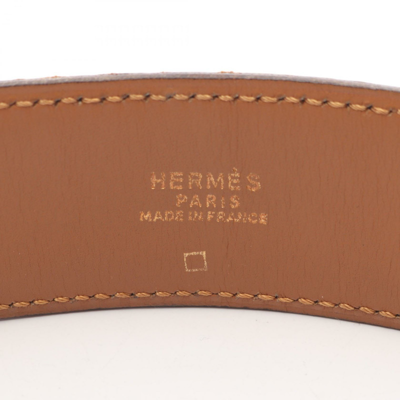 愛馬仕西部風格皮帶,黑色,二手,女士款-3