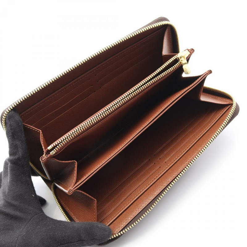 路易威登 Zippy 長皮夾 M42616 Monogram 棕色 二手 LV-2