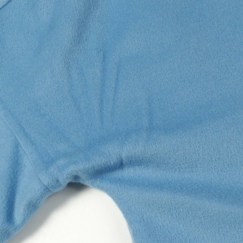 愛馬仕其他款式羊絨皮大衣藍色二手女裝-7