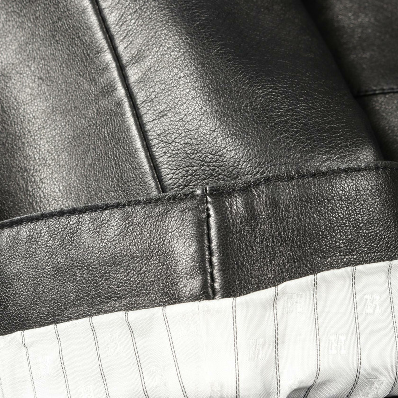 愛馬仕黑色二手女款牛仔皮牛仔皮革-8