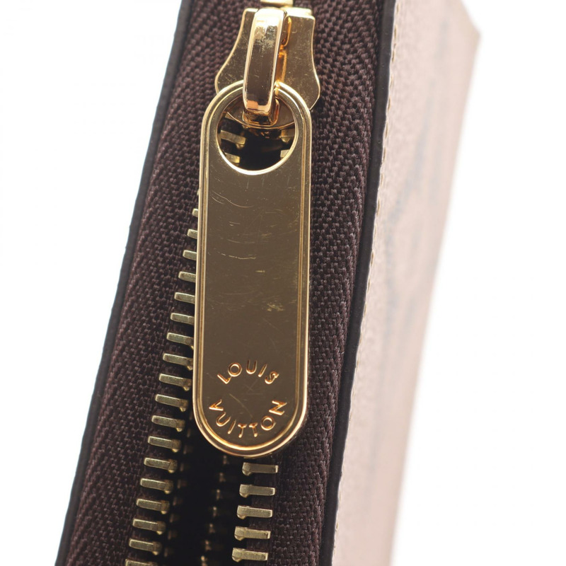 路易威登 Zippy 長版皮夾 M69353 Monogram Giant Reverse 帆布 棕色 二手-6