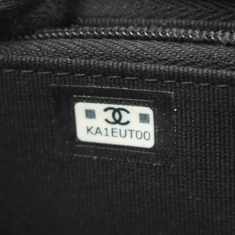 香奈兒 (CHANEL) 絎縫 COCO 標誌星形圖案皮夾 AP3728 小牛皮黑色 SHW 二手-4