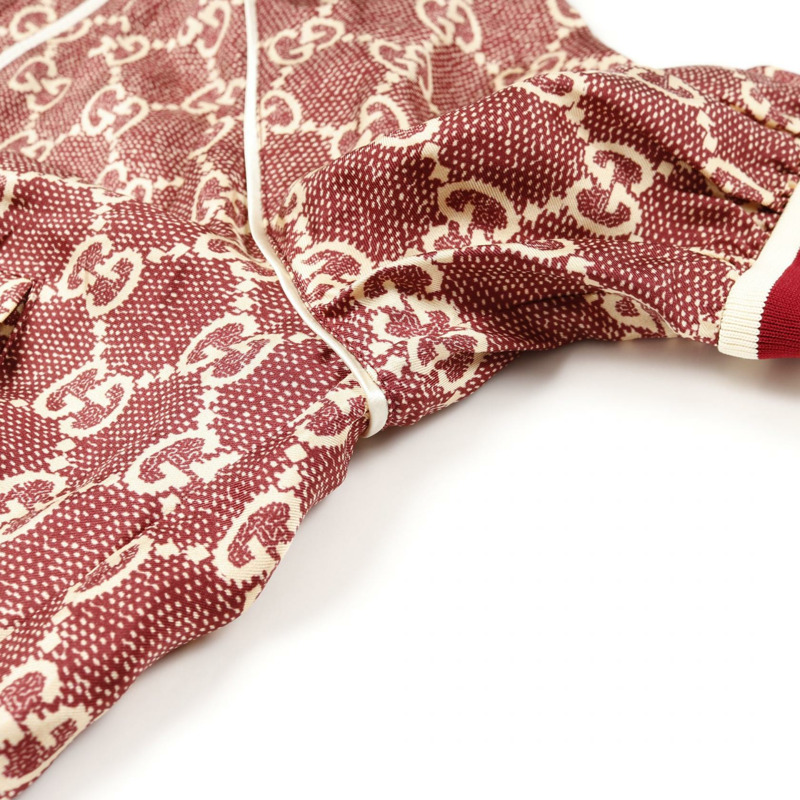 GUCCI GG圖案 其他外套 644588 真絲 波爾多米色 二手 女款-5