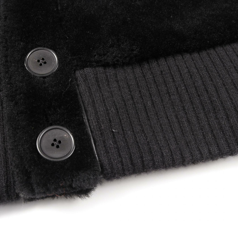 愛馬仕其他男士黑色羊毛夾克-5