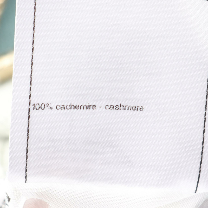 香奈兒 COCO 標誌紐扣開襟衫 針織羊絨衫 藍色 二手 女款 36碼 CC-3