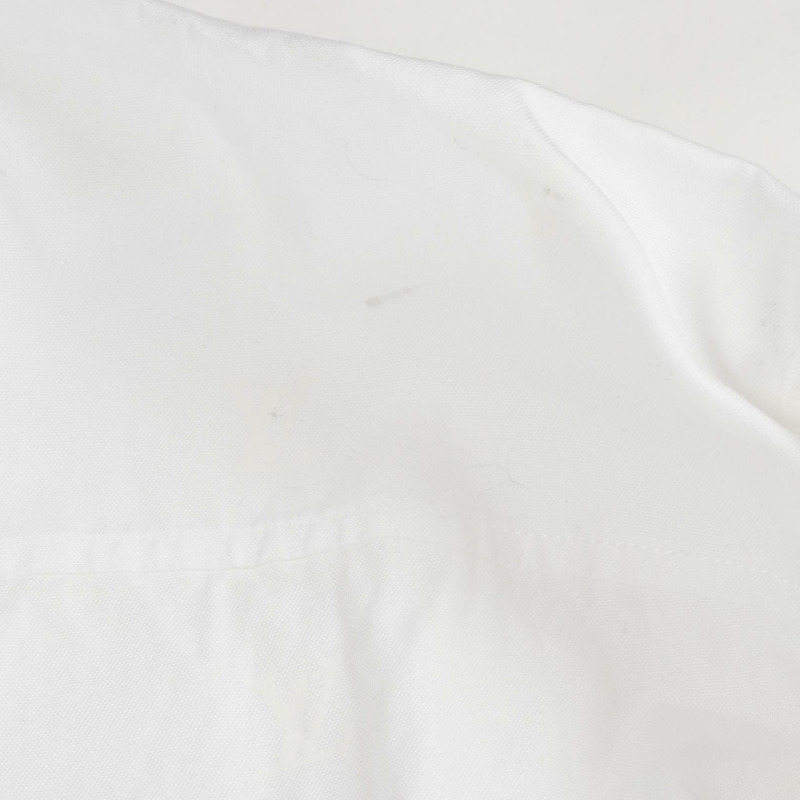 路易威登 LV Blazon 襯衫，長袖，純棉，白色，二手，男士 4L 碼-6