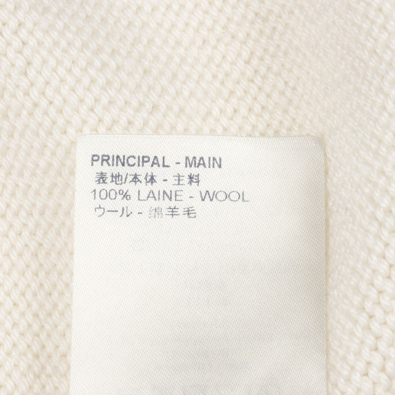 路易威登 (LOUIS VUITTON) 羊毛針織衫,Monogram 多色白色,二手女款 #XL-3