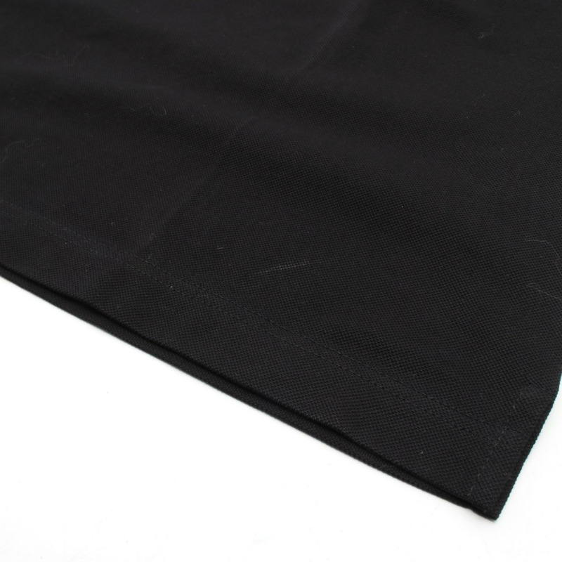 PRADA Pique Re-Nylon 高領 Polo 衫 #L UJN917 棉黑色 二手男款-7