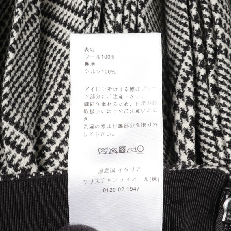 Dior 百褶羊毛裙，黑白配色，二手女款，40碼-3
