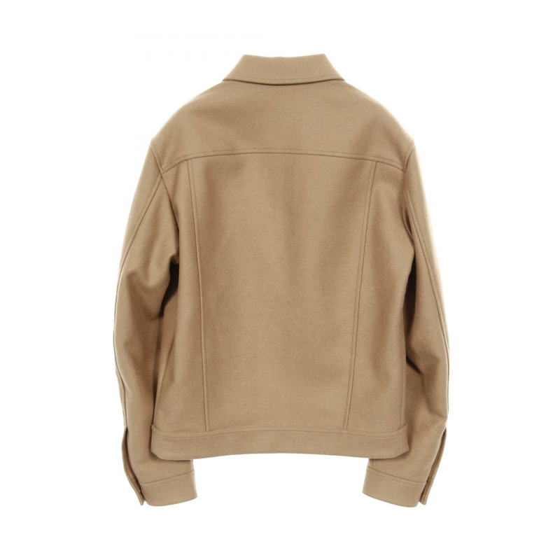 范思哲 其他外套 羊毛 駝色 米色 棕色 二手 男士-1