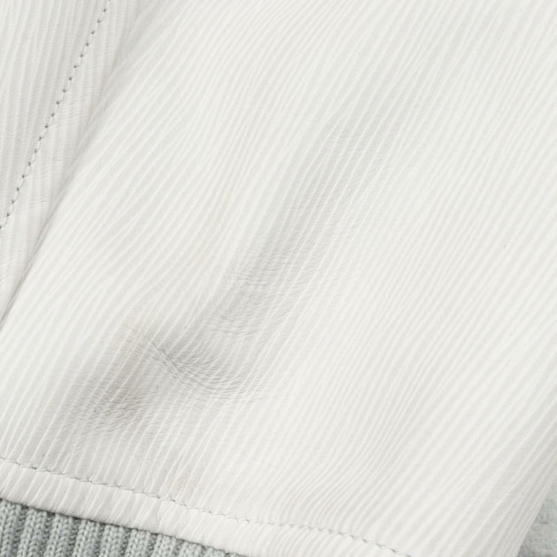 路易威登 (LOUIS VUITTON) 棒球外套 #48 RM232 CAW HPL68E 羊毛皮革灰 LV-10