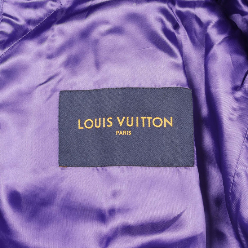 路易威登 (LOUIS VUITTON) 多片拼接皮革棒球夾克 RM222 MJY HNL90E #44 LV-2