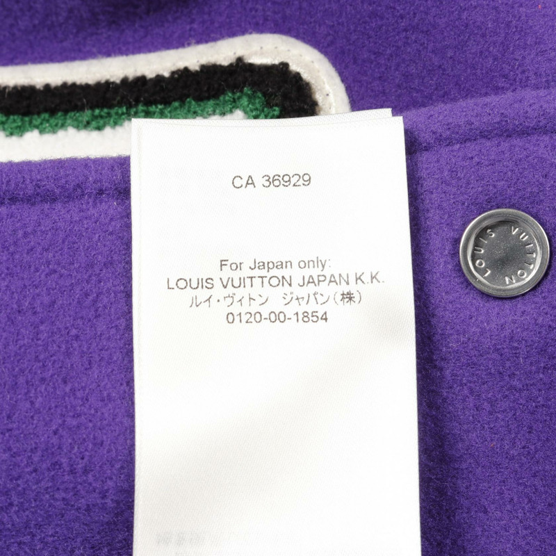 路易威登 (LOUIS VUITTON) 多片拼接皮革棒球夾克 RM222 MJY HNL90E #44 LV-3