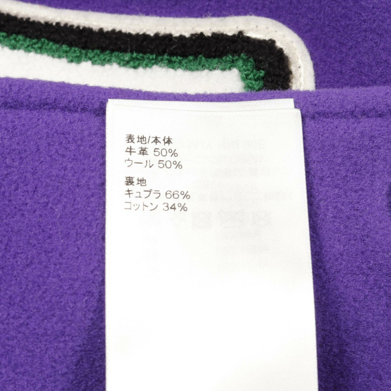 路易威登 (LOUIS VUITTON) 多片拼接皮革棒球夾克 RM222 MJY HNL90E #44 LV-4