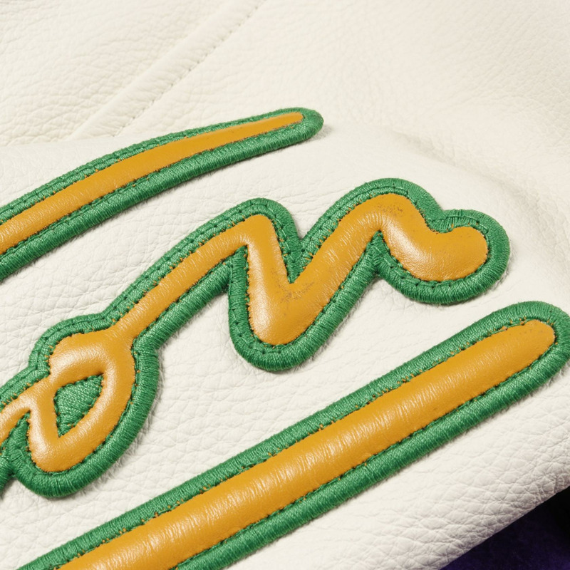 路易威登 (LOUIS VUITTON) 多片拼接皮革棒球夾克 RM222 MJY HNL90E #44 LV-7