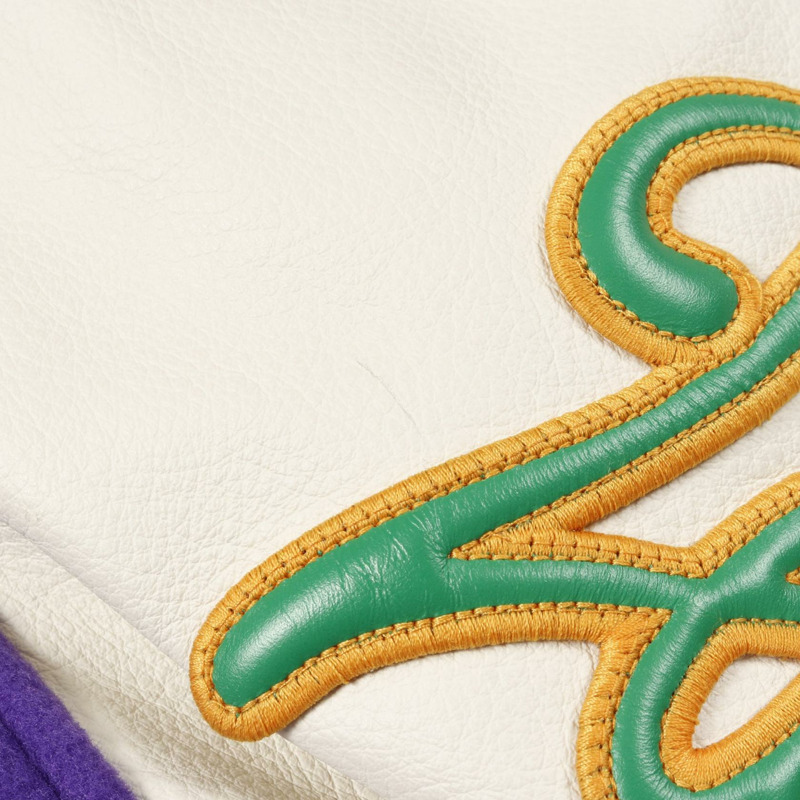 路易威登 (LOUIS VUITTON) 多片拼接皮革棒球夾克 RM222 MJY HNL90E #44 LV-9