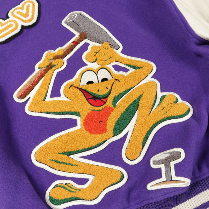 路易威登 (LOUIS VUITTON) 多片拼接皮革棒球夾克 RM222 MJY HNL90E #44 LV-13