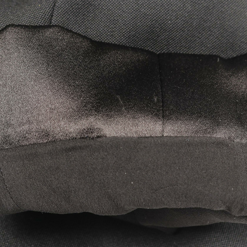 香奈兒 COCO 標誌紐扣 無色羊毛夾克 黑色 二手 女-6