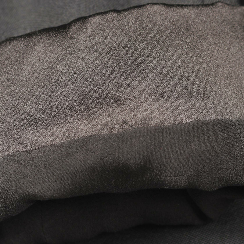 香奈兒 COCO 標誌紐扣 無色羊毛夾克 黑色 二手 女-7