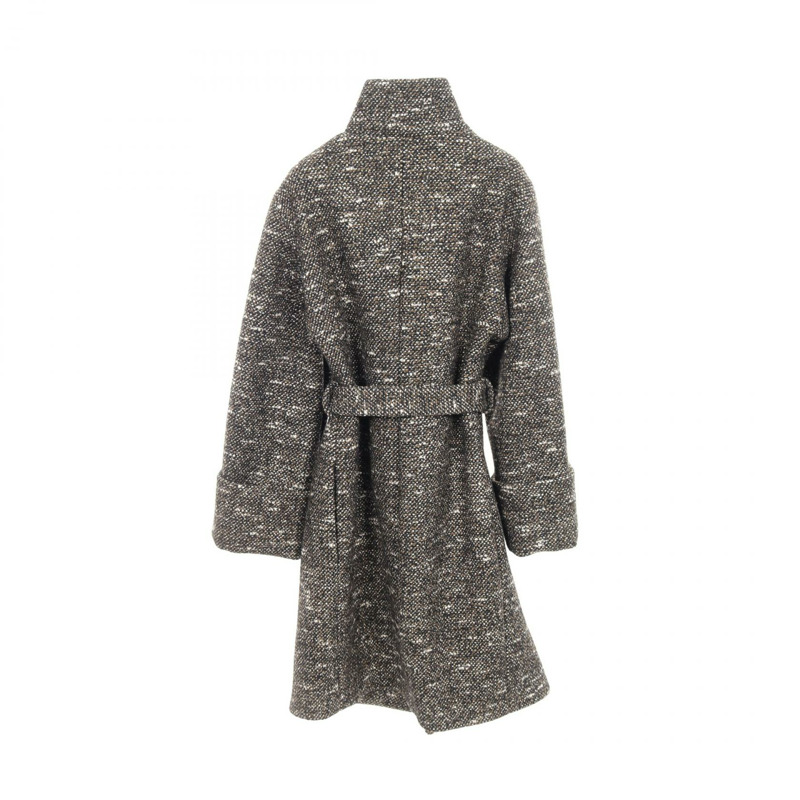 愛馬仕其他款式羊絨大衣,黑色、白色、卡其色,二手女款-1