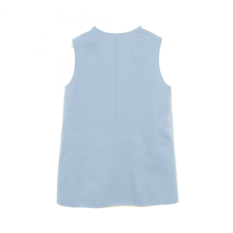 FENDI 最佳羊毛狐狸毛藍米色二手女裝-1