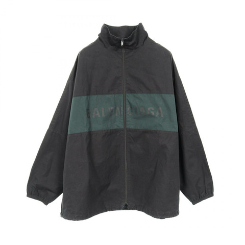 BALENCIAGA 其他男士棉質夾克 黑色 綠色 二手
