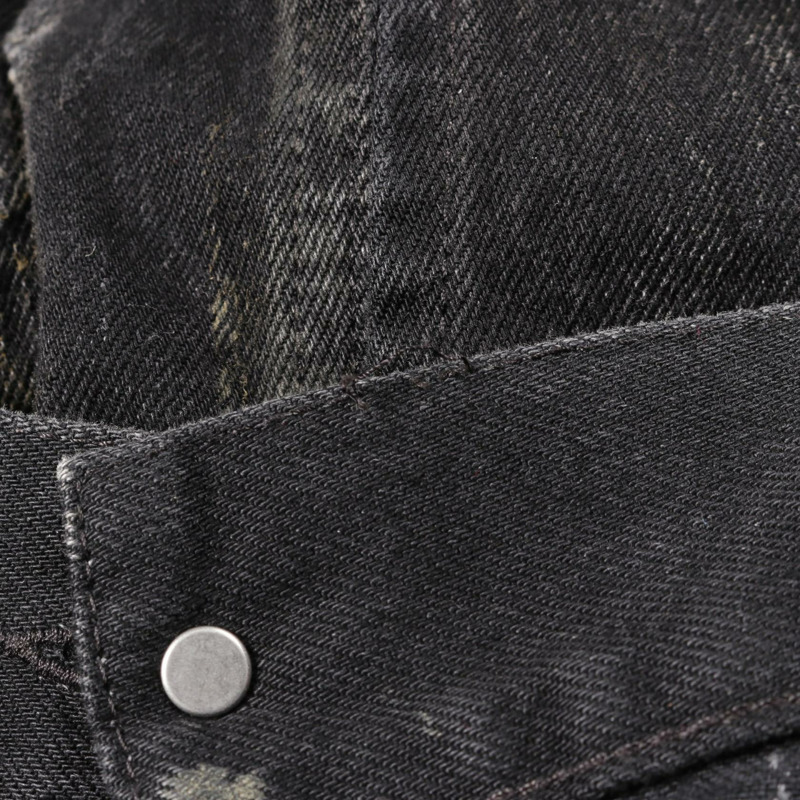 BALENCIAGA 牛仔夾克 748022 TBP47 棉灰色 二手 男女通用-6