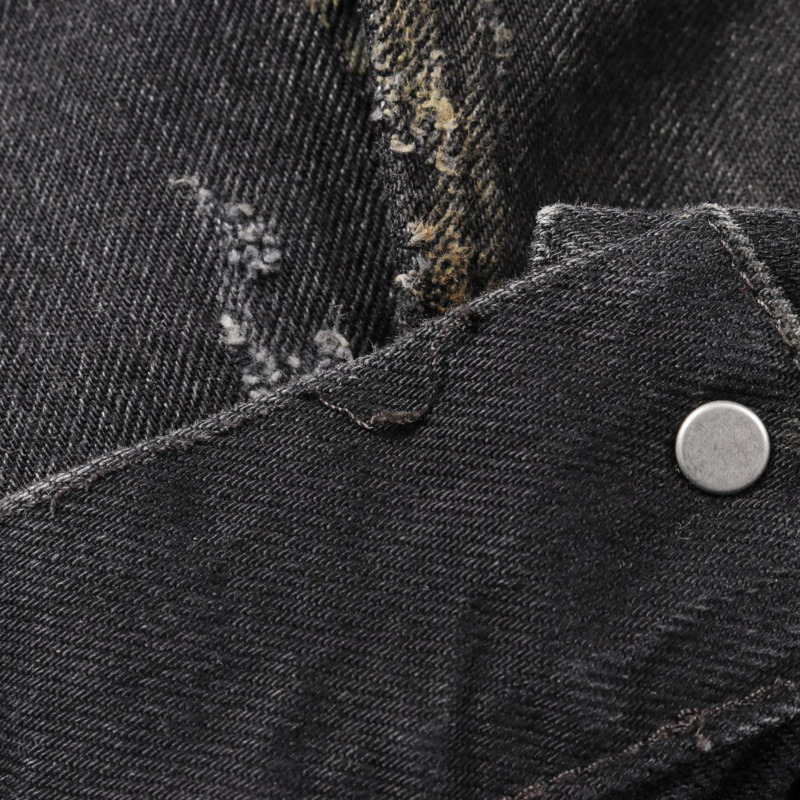 BALENCIAGA 牛仔夾克 748022 TBP47 棉灰色 二手 男女通用-7