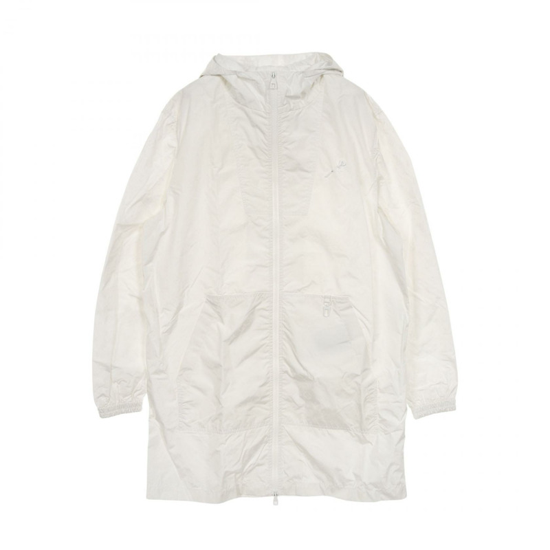 路易威登中長Monogram帆布風衣外套,經典款,其他款式,尼龍材質,白色,二手,男士-0