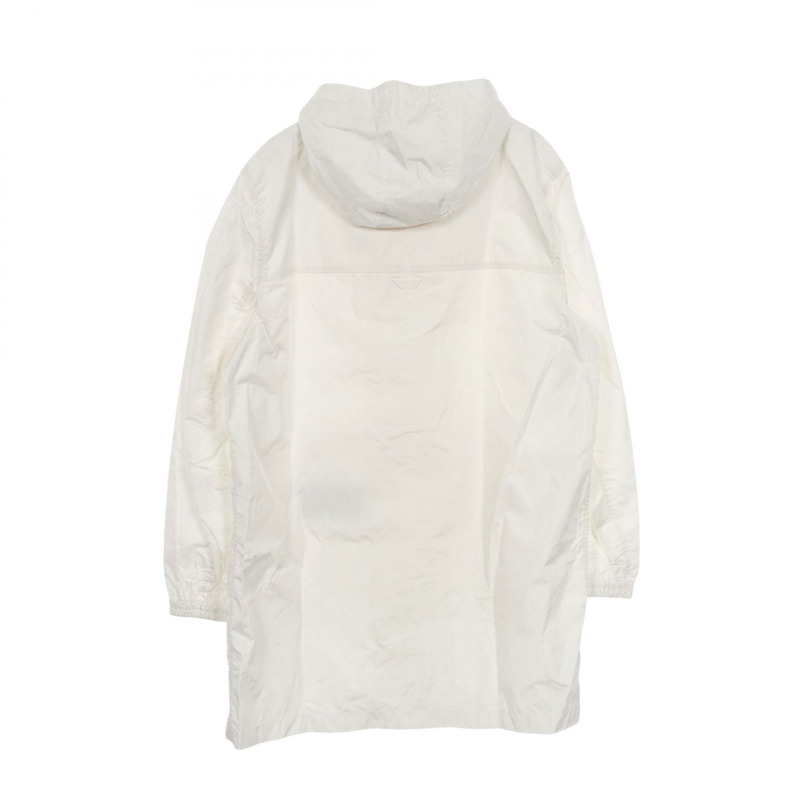 路易威登中長Monogram帆布風衣外套,經典款,其他款式,尼龍材質,白色,二手,男士-1