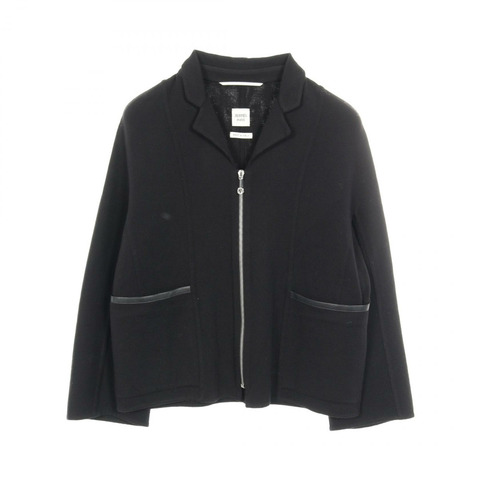 愛馬仕其他羊毛黑色二手女裝外套