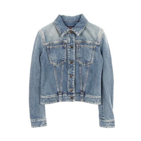 路易威登牛仔夾克 #36 RW241WW GM1 FQJA20 棉質藍色二手女款