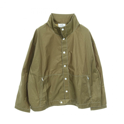 愛馬仕男士上衣外套衫 #44 H556100H4 棉尼龍卡其色 二手