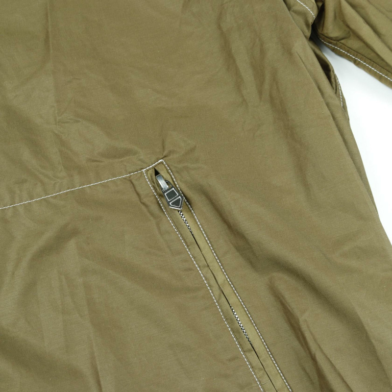 愛馬仕男士上衣外套衫 #44 H556100H4 棉尼龍卡其色 二手-8