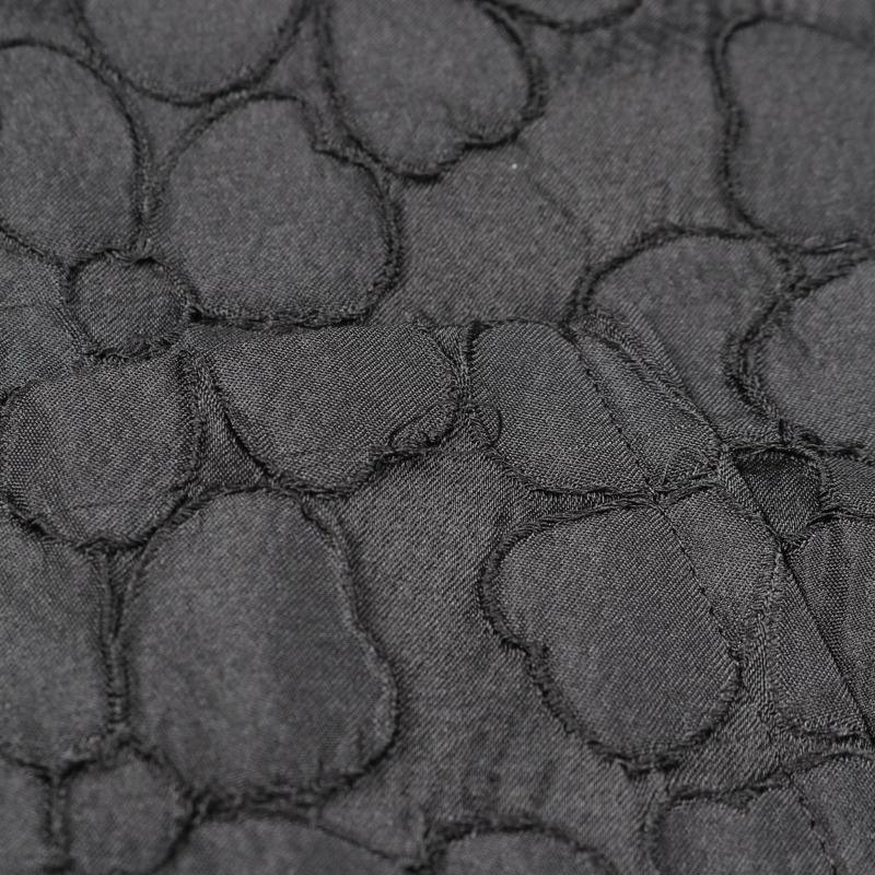 愛馬仕 (HERMES) 黑色聚酯修身夾克,二手女款,52 號,女士-5