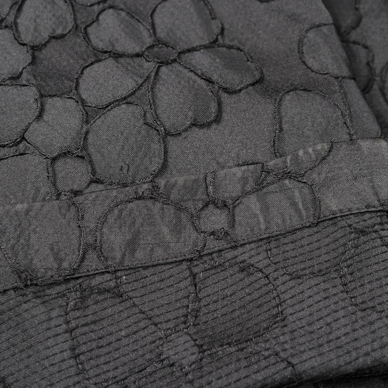 愛馬仕 (HERMES) 黑色聚酯修身夾克,二手女款,52 號,女士-7