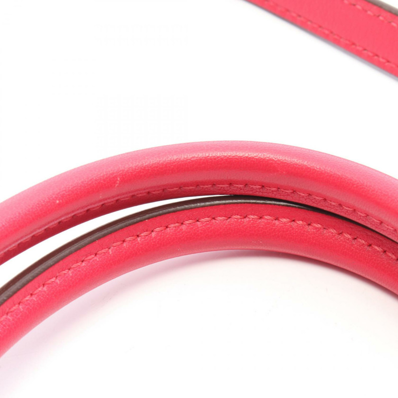 愛馬仕 Bolide 27 單肩手提包，Swift 皮革，玫瑰金，二手，女士，SHW C-8