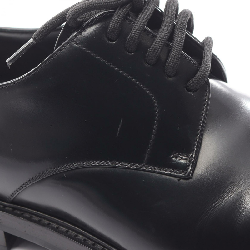 路易威登 (LOUIS VUITTON) × NIGO Voltaire 系列 Richelieu 男款黑色真皮皮正裝鞋-12