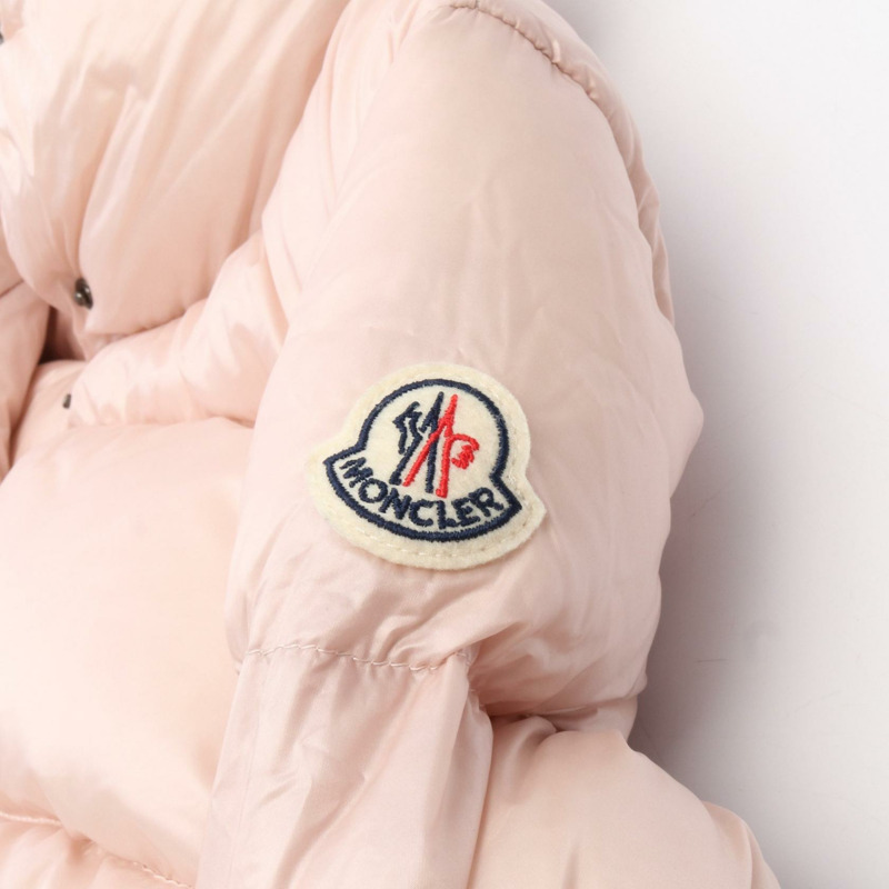 MONCLER COCHEVIS 羽絨外套 尼龍 粉紅 #2 二手 女款-4