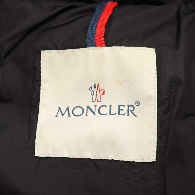 MONCLER CLIO 羽絨外套 尼龍 黑 二手 女款-2