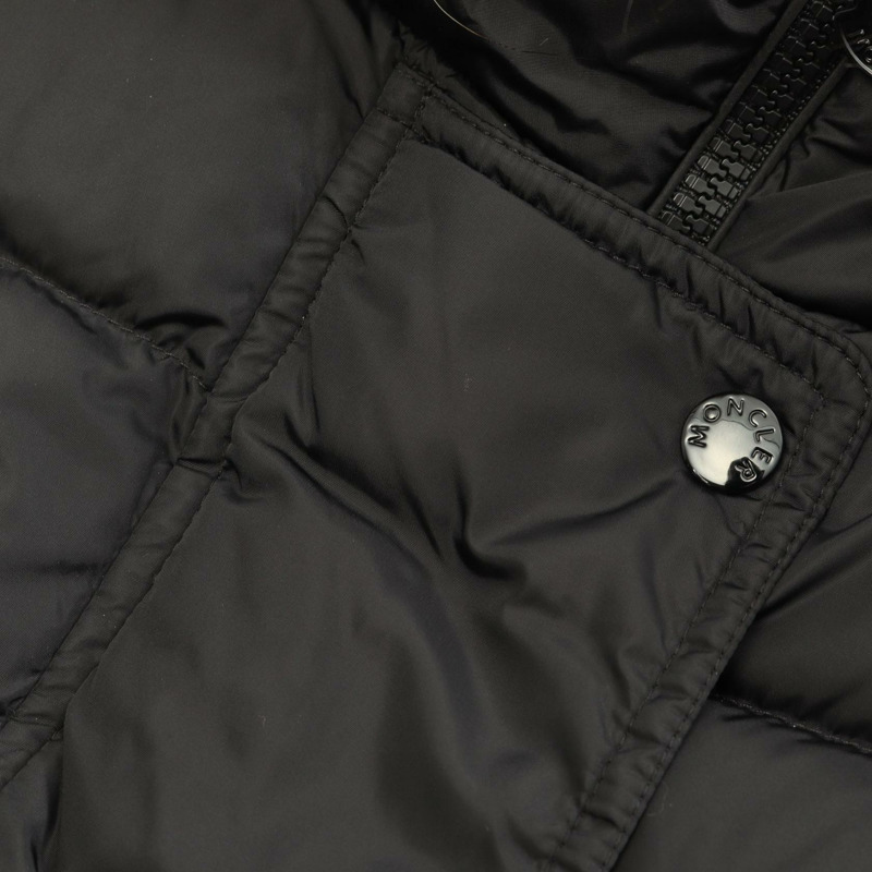 MONCLER CLIO 羽絨外套 尼龍 黑 二手 女款-9