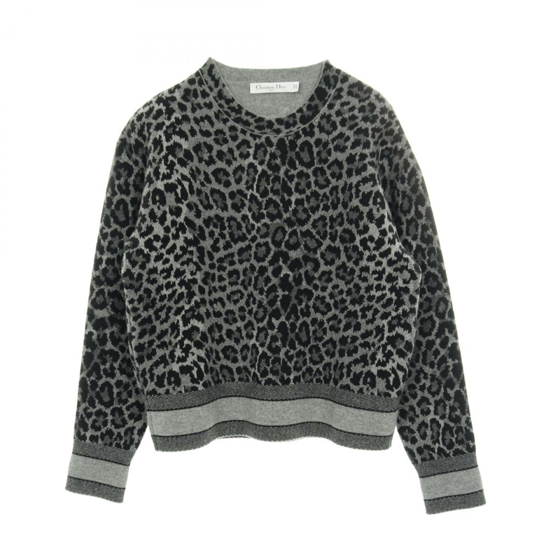 Christian Dior 針織毛衣 IT38 羊絨衫 灰色 黑色 二手 女款-0