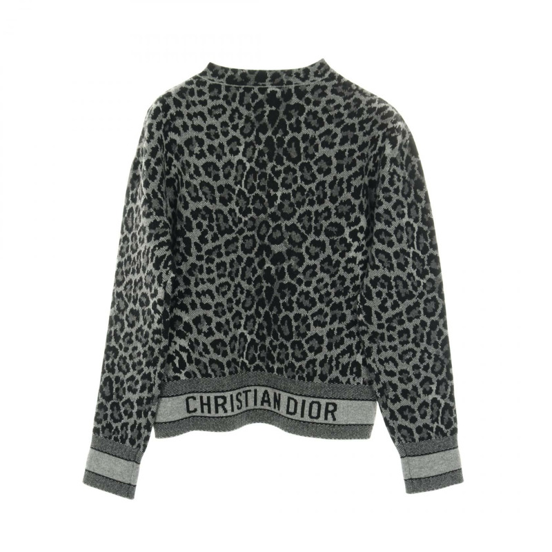 Christian Dior 針織毛衣 IT38 羊絨衫 灰色 黑色 二手 女款-1
