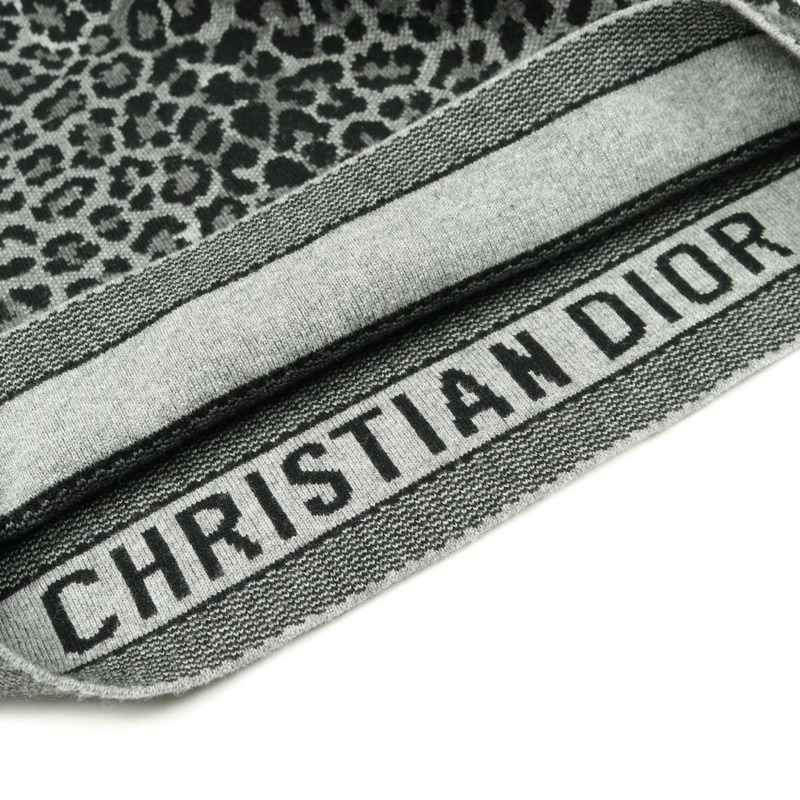 Christian Dior 針織毛衣 IT38 羊絨衫 灰色 黑色 二手 女款-4